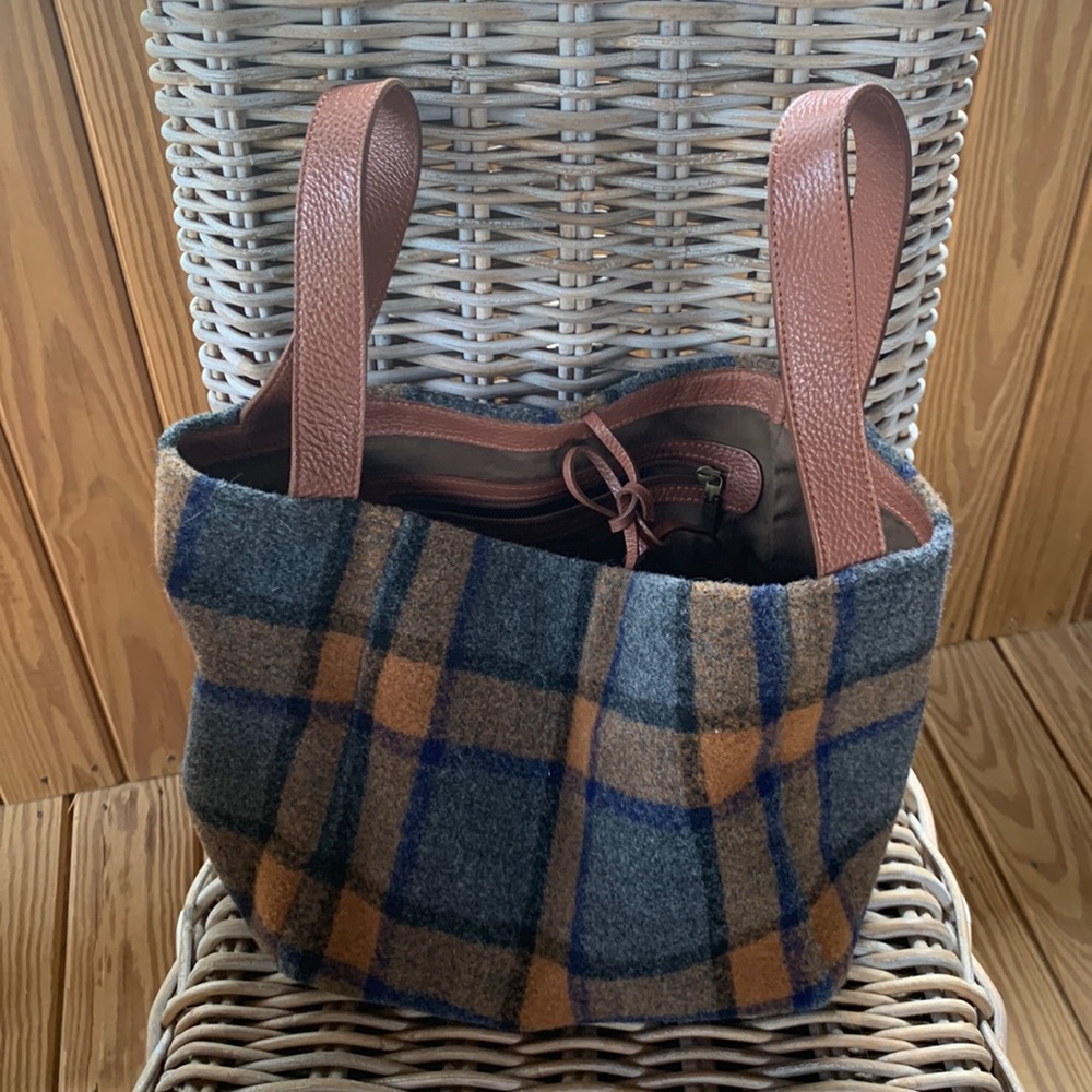 Plaid handbag